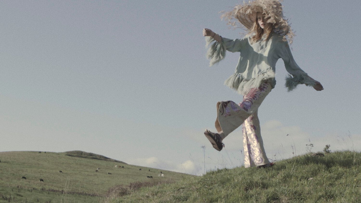 Up Hill and Down Dale editorial film Harper’s Bazaar countryside