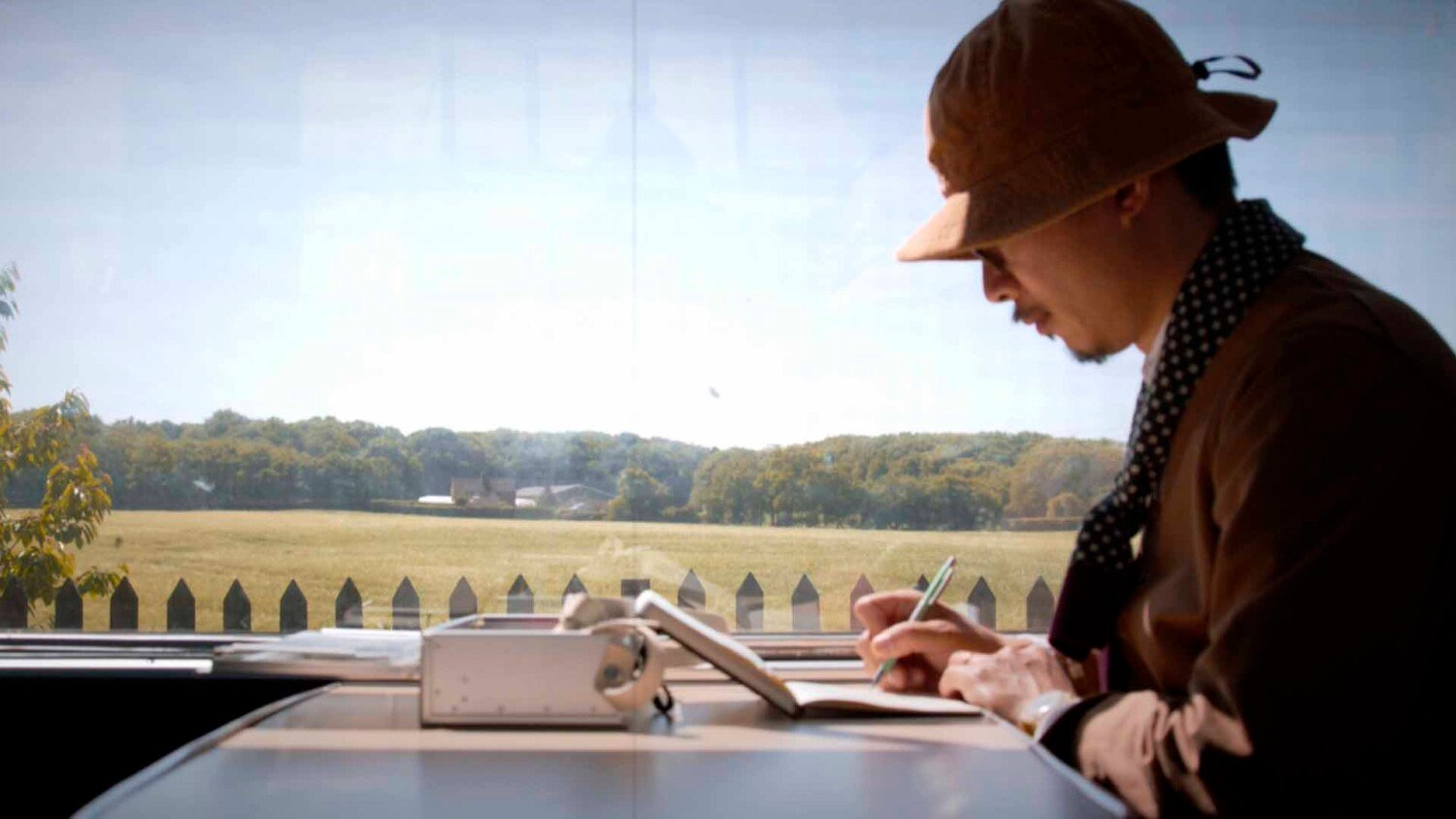 Daks SlowBoy Globe Trotter Film scene showing craftsmanship and travel journey